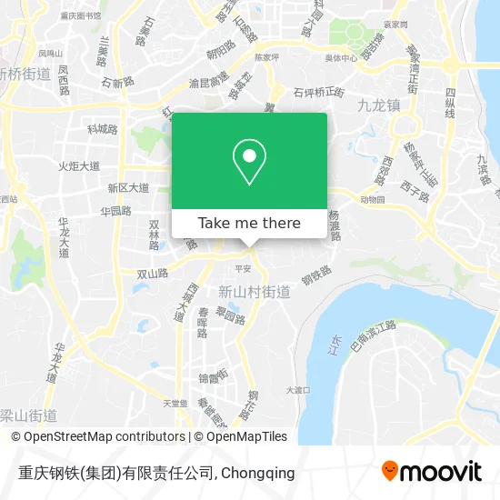 重庆钢铁(集团)有限责任公司 map