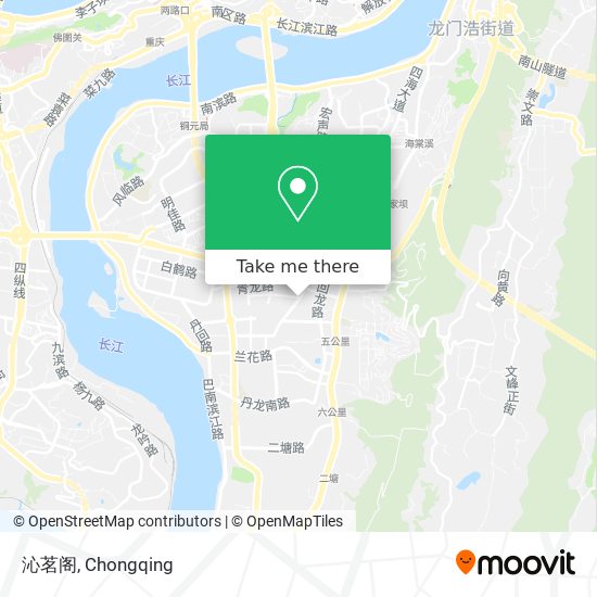沁茗阁 map