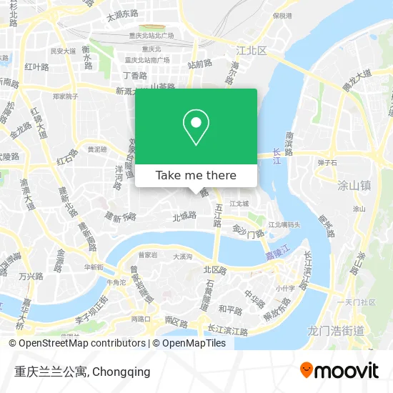 重庆兰兰公寓 map