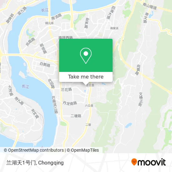 兰湖天1号门 map