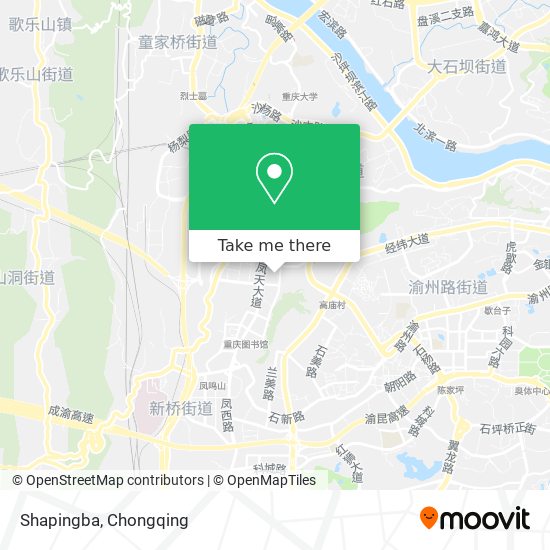 Shapingba map