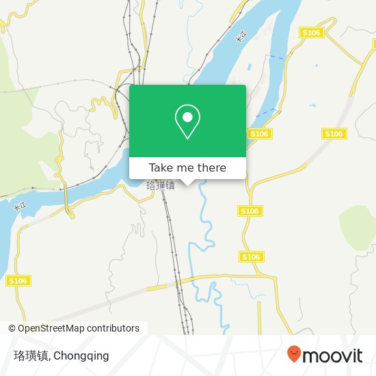 珞璜镇 map