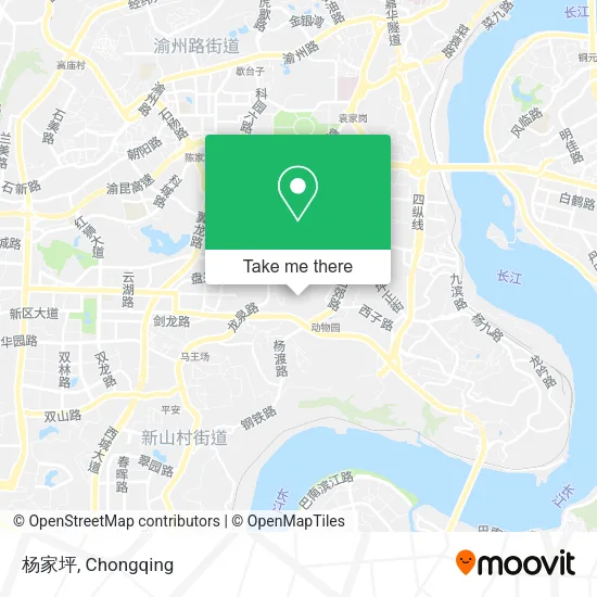杨家坪 map