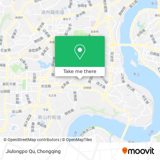 Jiulongpo Qu map