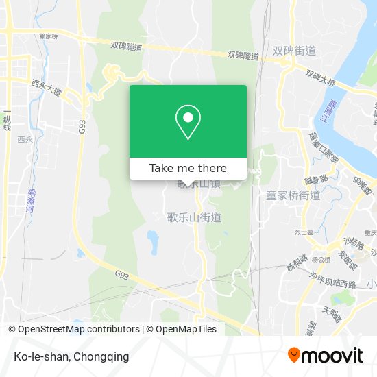 Ko-le-shan map