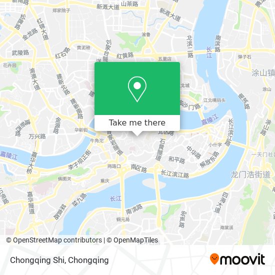 Chongqing Shi map