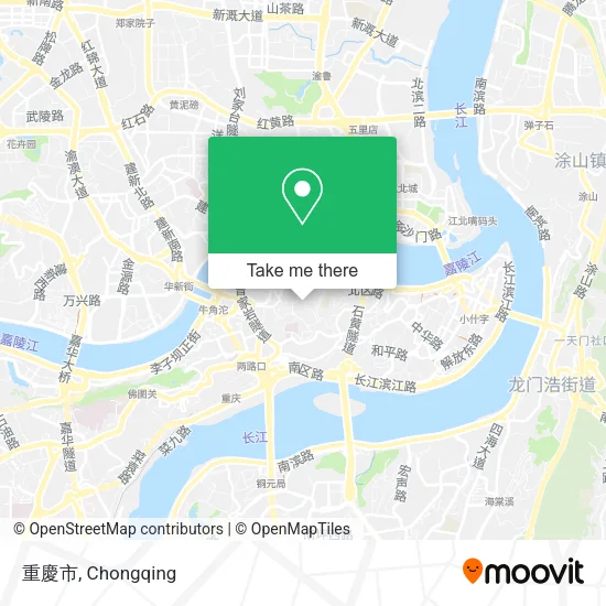 重慶市 map