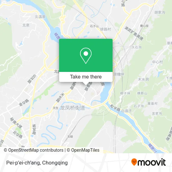 Pei-p’ei-ch’ang map