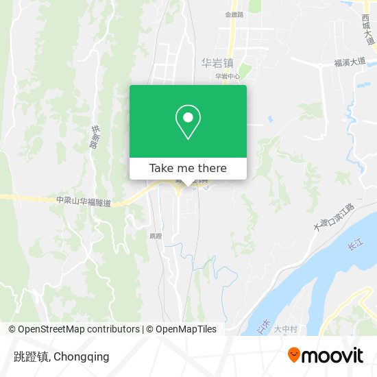 跳蹬镇 map