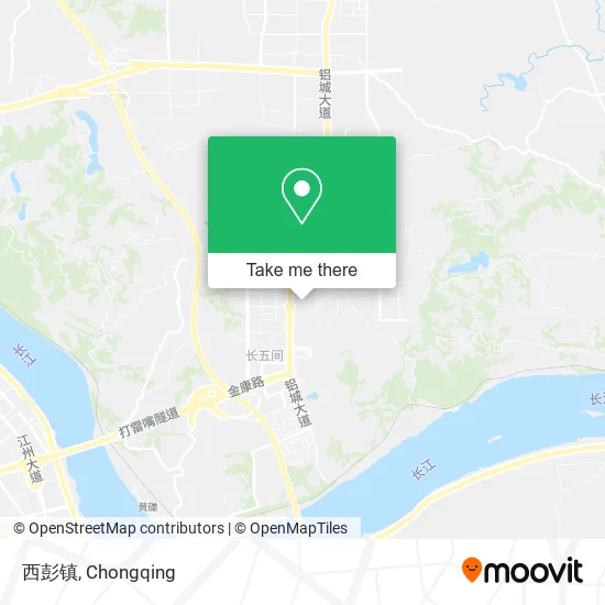 西彭镇 map