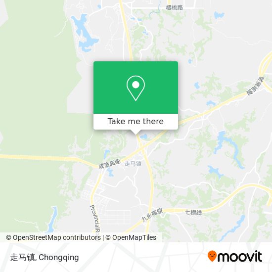 走马镇 map