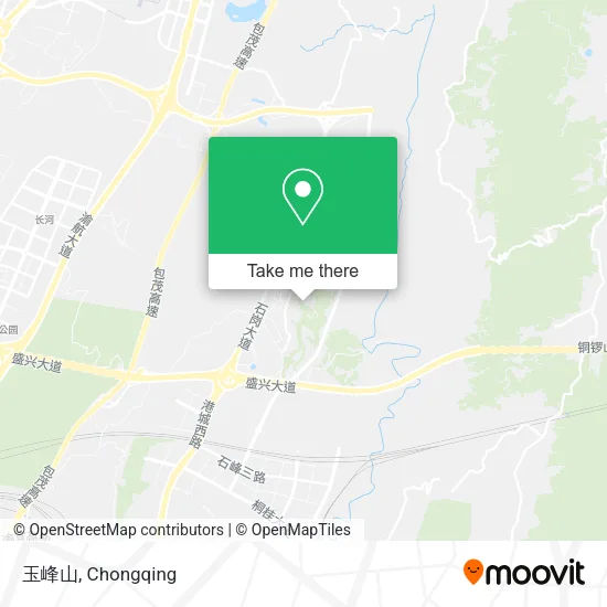 玉峰山 map