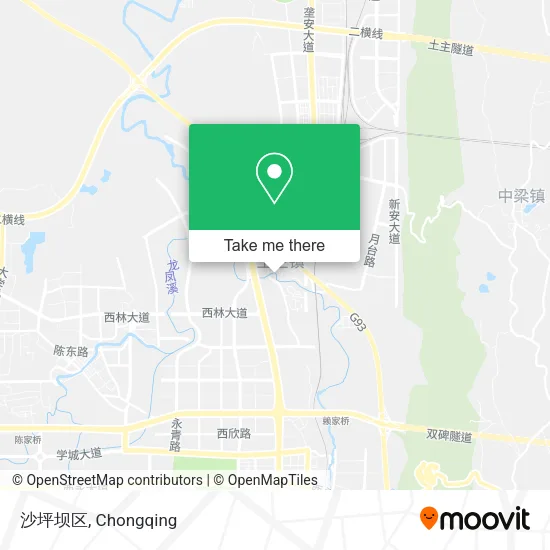 沙坪坝区 map