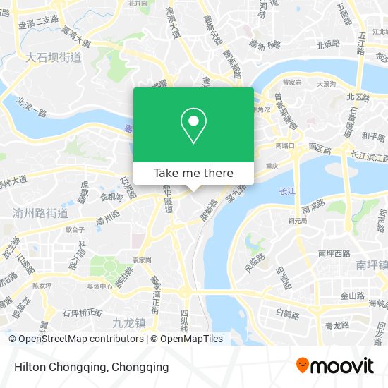 Hilton Chongqing map