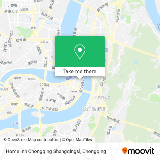 Home Inn Chongqing Shangqingsi map
