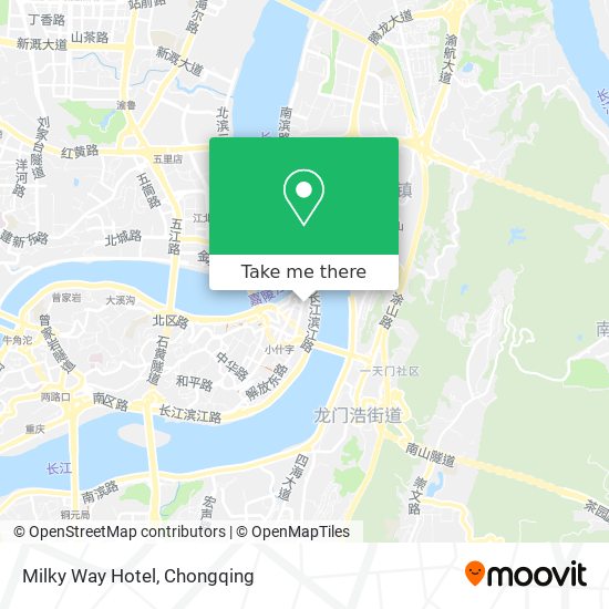 Milky Way Hotel map