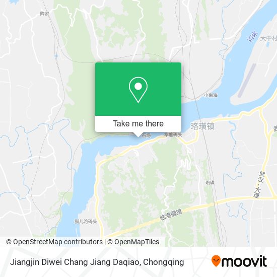 Jiangjin Diwei Chang Jiang Daqiao map