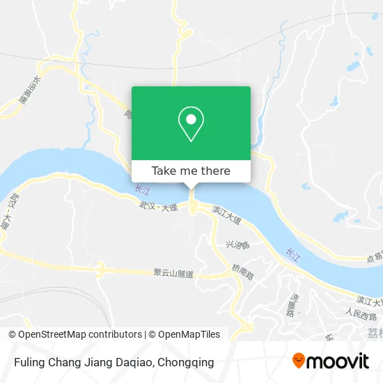 Fuling Chang Jiang Daqiao map