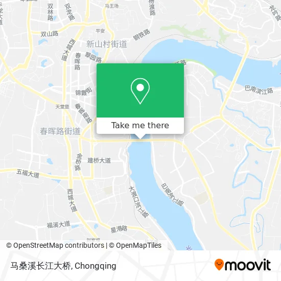 马桑溪长江大桥 map