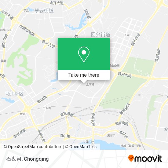 石盘河 map