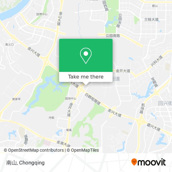 南山 map