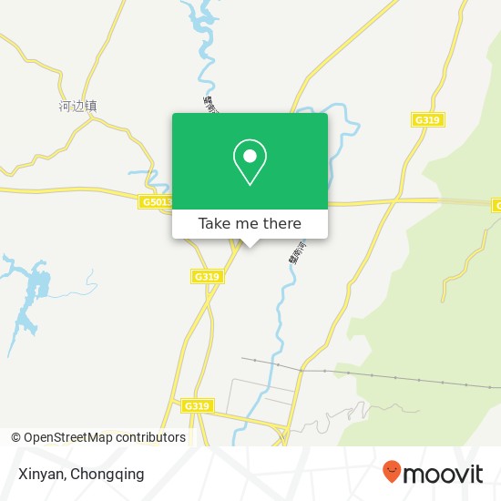 Xinyan map