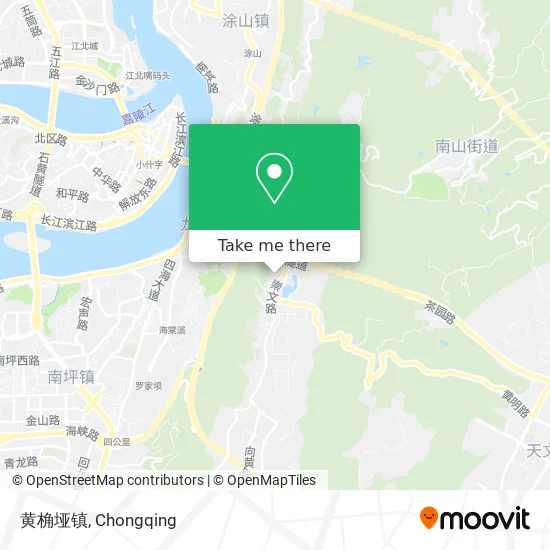 黄桷垭镇 map