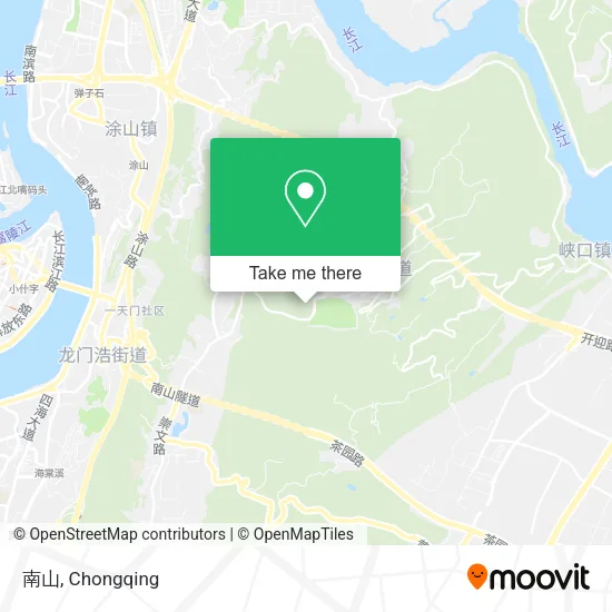 南山 map