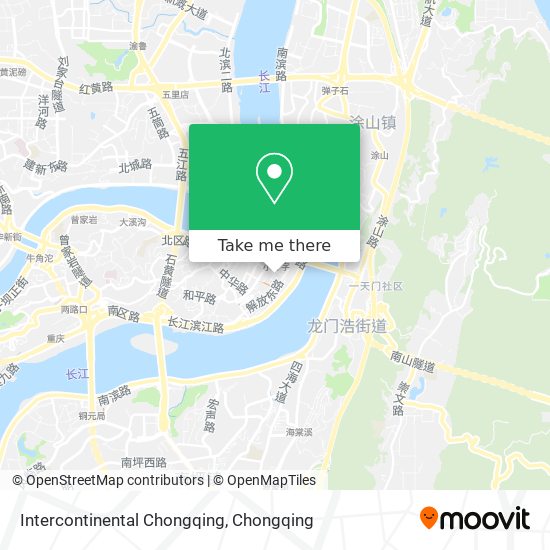 Intercontinental Chongqing map