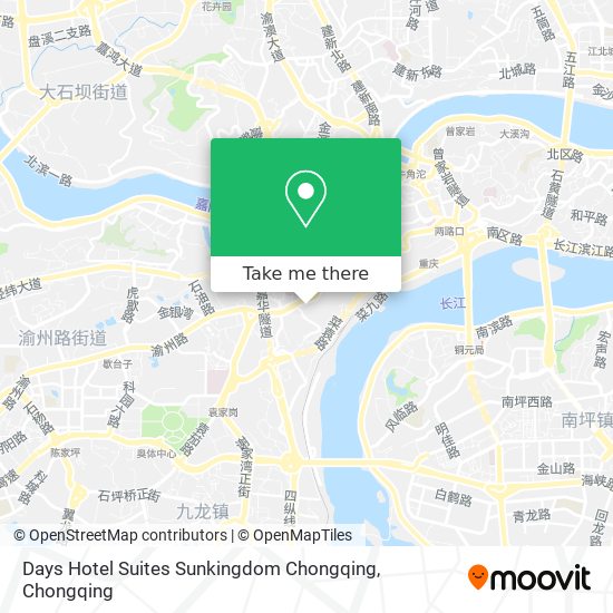 Days Hotel Suites Sunkingdom Chongqing map