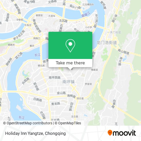 Holiday Inn Yangtze map