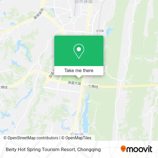 Beity Hot Spring Tourism Resort map