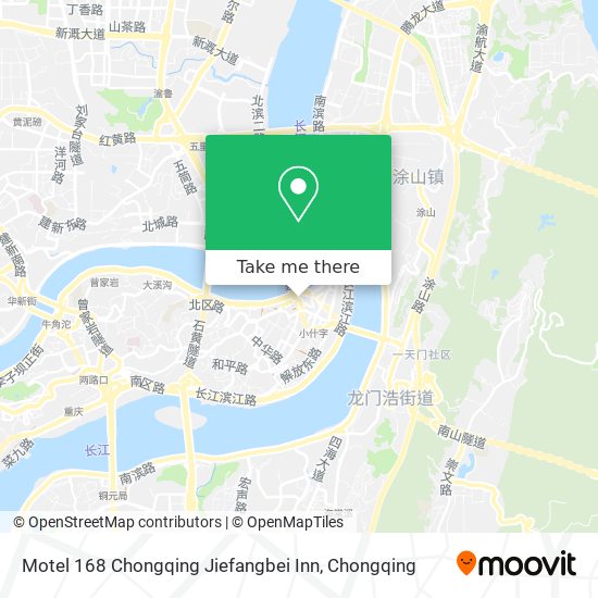 Motel 168 Chongqing Jiefangbei Inn map