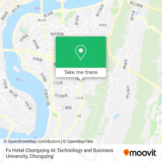 Fx Hotel Chongqing At Technology and Business University map