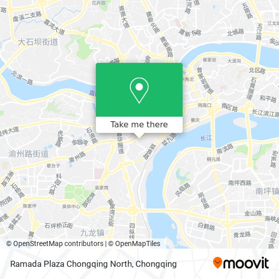 Ramada Plaza Chongqing North map