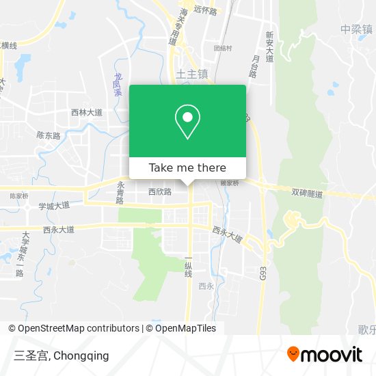 三圣宫 map