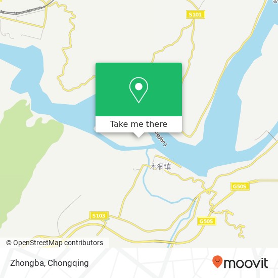 Zhongba map