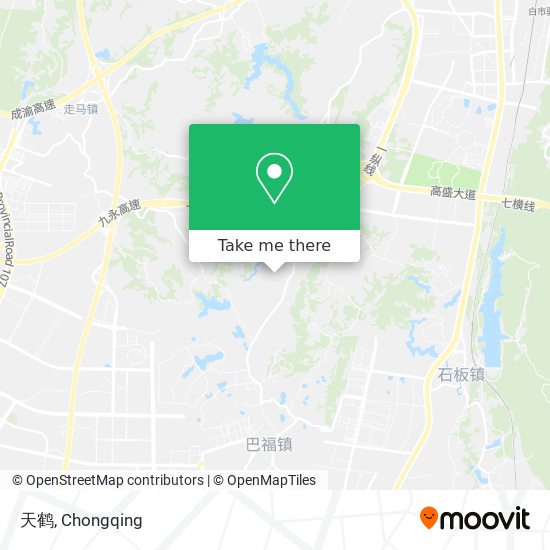 天鹤 map