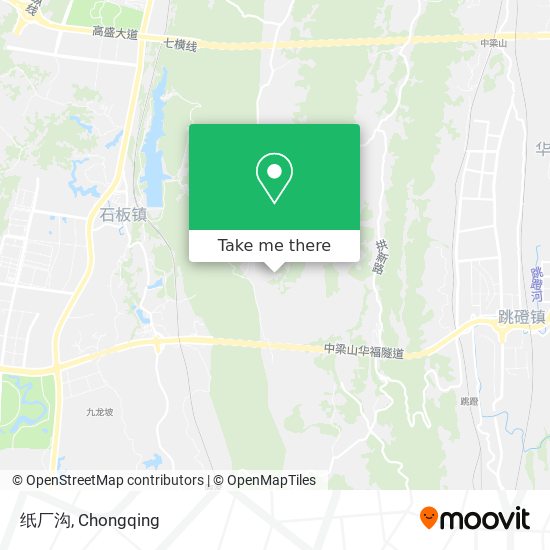 纸厂沟 map