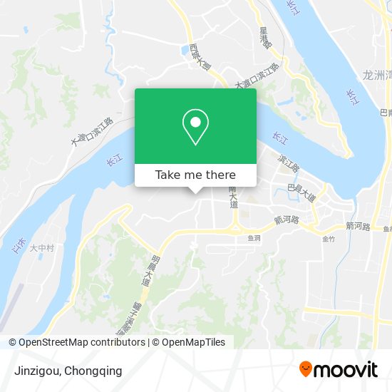 Jinzigou map