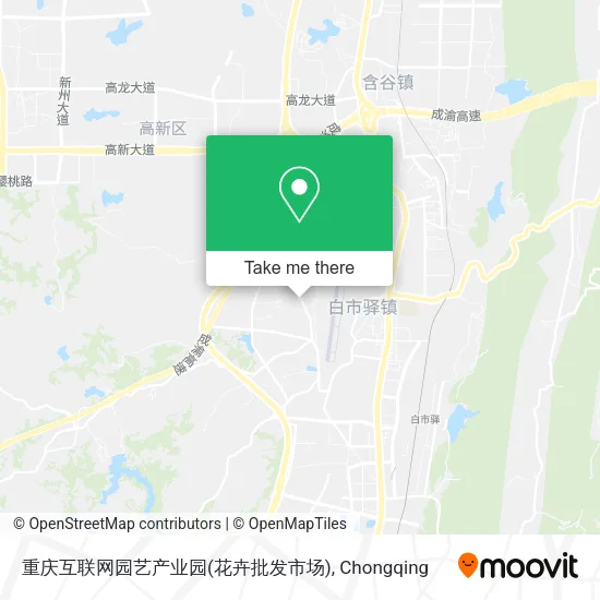 重庆互联网园艺产业园(花卉批发市场) map