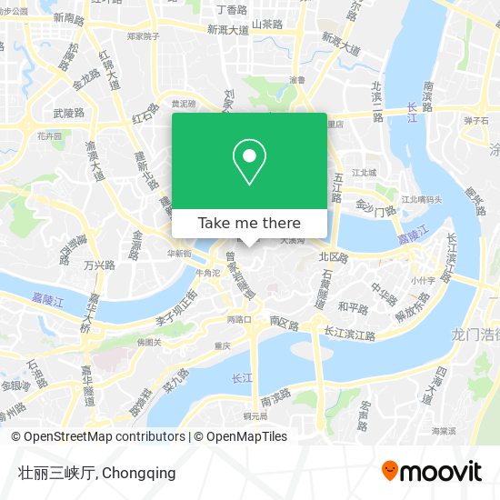 壮丽三峡厅 map