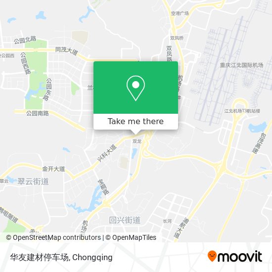 华友建材停车场 map