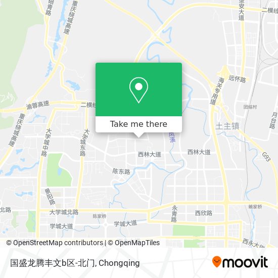国盛龙腾丰文b区-北门 map