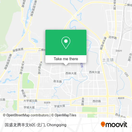 国盛龙腾丰文b区-北门 map