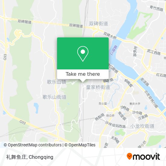 礼舞鱼庄 map