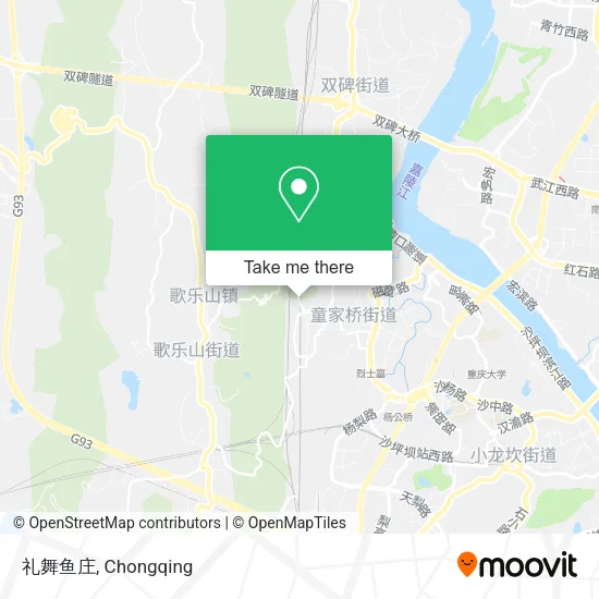 礼舞鱼庄 map