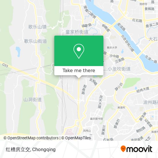 红槽房立交 map