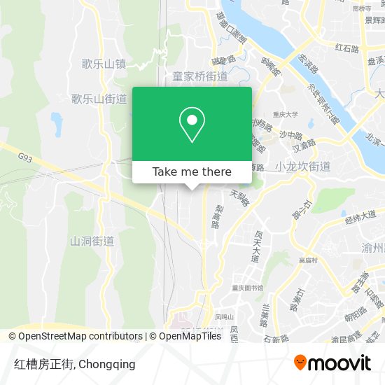 红槽房正街 map