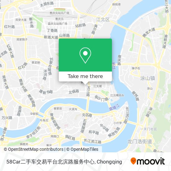 58Car二手车交易平台北滨路服务中心 map
